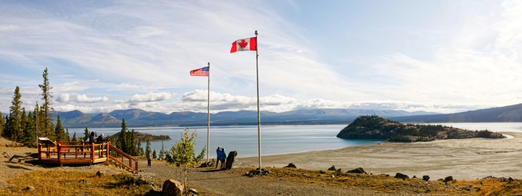 Yukon -Sur la route de Kluane à Tok