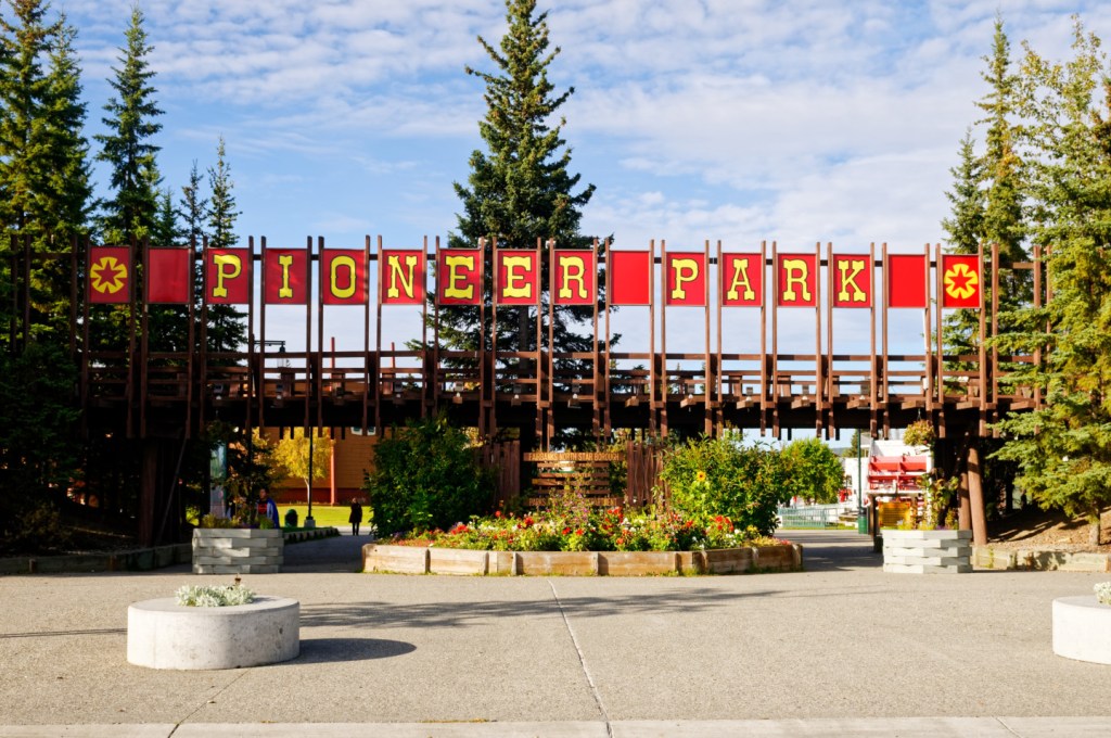 Alaska -Fairbanks - Entrée du Pioneer Park